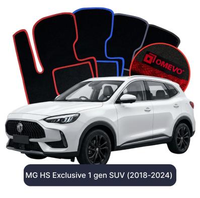Velours-Autofußmatten OMEVO für MG HS Exclusive 1 gen SUV (2018-2024)