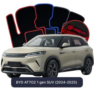 Velours-Autofußmatten OMEVO für BYD ATTO2 1 gen SUV (2024-2025)