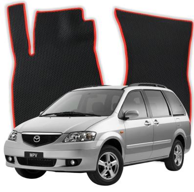 EVA Autoteppiche OMEVO für Mazda MPV 7-Sitzer LW 2 gen Minivan (1999-2006)
