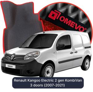 OMEVO 5D Pro EVA Fußmatten für Renault Kangoo Elektromotor 2 gen Kombi/Van 3-Türer (2007-2021)