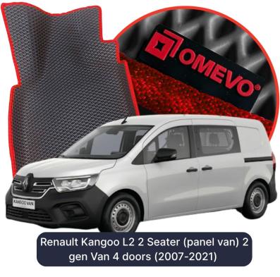EVA Autoteppiche OMEVO für Renault Kangoo L2 2-Sitzer (Pritschenwagen) 2 gen Kastenwagen 4-Türer (2007-2021)