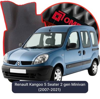 EVA Autoteppiche OMEVO für Renault Kangoo 5-Sitzer 2 gen Minivan (2007-2021)