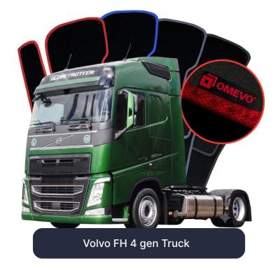 Velours-Autofußmatten OMEVO für Volvo FH 4 gen Lkw (2012-2025)