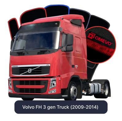 Velours-Autofußmatten OMEVO für Volvo FH 3 gen Truck (2009-2014)