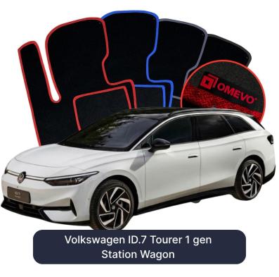 Velours-Autofußmatten OMEVO für Volkswagen ID.7 Tourer  1 gen Kombi (2023-2025)