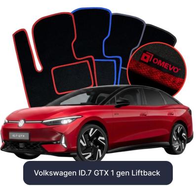 Velours-Autofußmatten OMEVO für Volkswagen ID.7 GTX 1 gen Liftback (2023-2026)