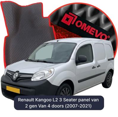 EVA Autoteppiche OMEVO für Renault Kangoo L2 3-Sitzer Pritschenwagen 2 gen Kastenwagen 4 Türer (2007-2021)