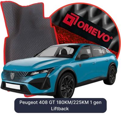 EVA Autoteppiche OMEVO für Peugeot 408 GT 180KM/225KM 1 gen Liftback (2022-2026)