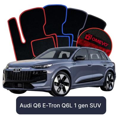 Velours-Autofußmatten OMEVO für Audi Q6 E-Tron Q6L 1 gen SUV (2023-2025)