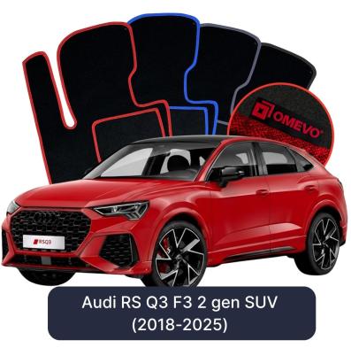 Velours-Autofußmatten OMEVO für Audi RS Q3 F3 2 gen SUV (2019-2025)
