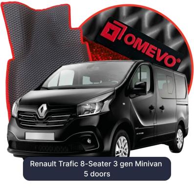 EVA Autoteppiche OMEVO für Renault Trafic 8-Sitzer 3 gen Van 5 Türen (2014-2026)