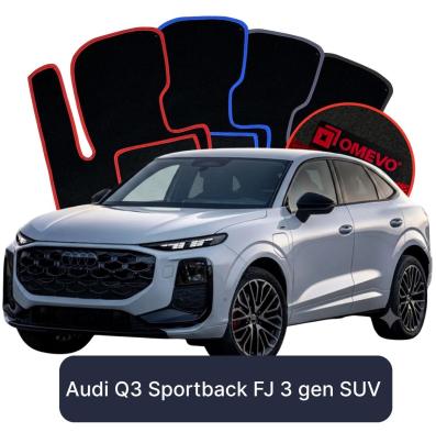 Velours-Autofußmatten OMEVO für Audi Q3 Sportback FJ 3 gen SUV (2025-2026)