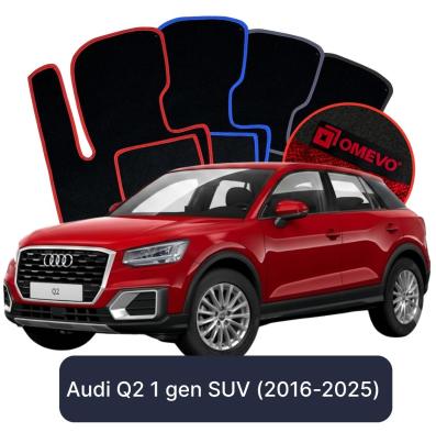 Velours-Autofußmatten OMEVO für Audi Q2 1 gen SUV (2016-2025)