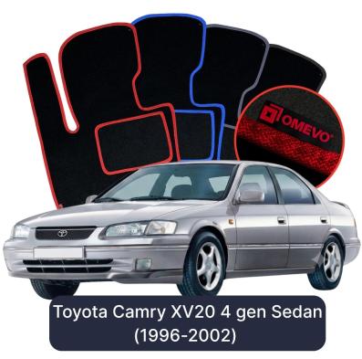 Velours-Autofußmatten OMEVO für Toyota Camry XV20 4 gen Limousine (1996-2002)