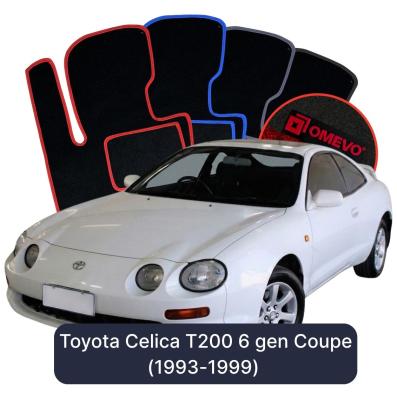 Velours-Autofußmatten OMEVO für Toyota Celica T200 6 gen Coupe (1993-1999)