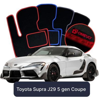Velours-Autofußmatten OMEVO für Toyota Supra J29 5 gen Coupe (2019-2025)
