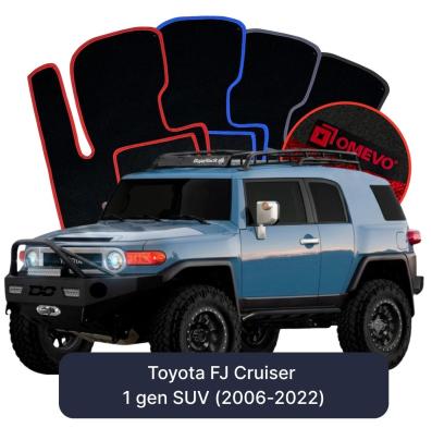 Velours-Autofußmatten OMEVO für Toyota Cruiser FJ 1 gen SUV (2006-2022)