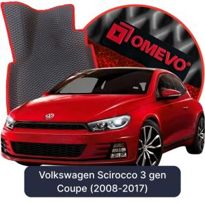 OMEVO 5D Pro EVA Fußmatten für Volkswagen Scirocco 3 gen Coupe (2008-2017)