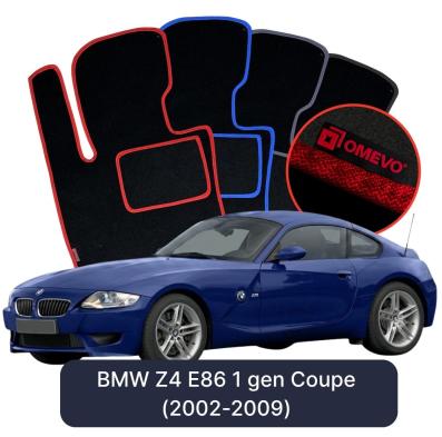 Velours-Autofußmatten OMEVO für BMW Z4 E86 1 gen Coupe (2002-2009)