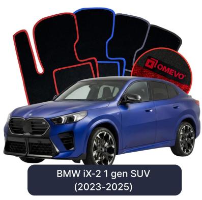 Velours-Autofußmatten OMEVO für BMW iX-2 1 gen SUV (2023-2025)