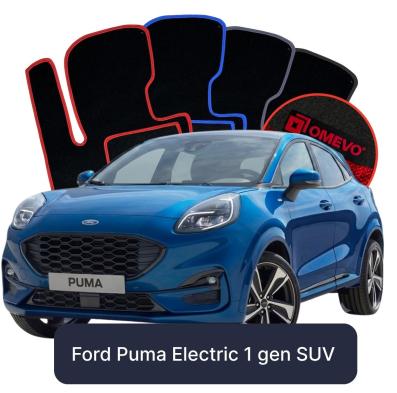 Velours-Autofußmatten OMEVO für Ford Puma Elektromotor 1 gen SUV (2019-2025)