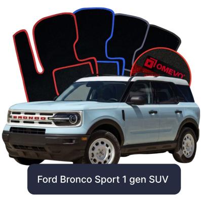Velours-Autofußmatten OMEVO für Ford Bronco Sport 1 gen SUV (2020-2025)