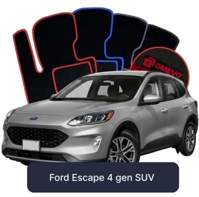 Velours-Autofußmatten OMEVO für Ford Escape 4 gen SUV (2019-2025)
