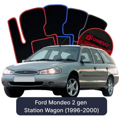 Velours-Autofußmatten OMEVO für Ford Mondeo 2 gen Kombi (1996-2000)