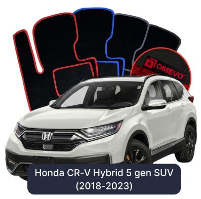 Velours-Autofußmatten OMEVO für Honda CR-V Hybrid 5 gen SUV (2018-2023)