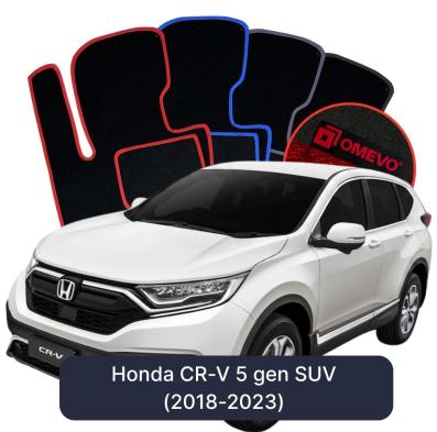 Velours-Autofußmatten OMEVO für Honda CR-V 5 gen SUV (2018-2023)