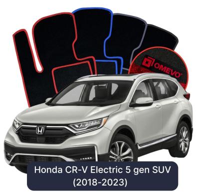 Velours-Autofußmatten OMEVO für Honda CR-V Elektromotor 5 gen SUV (2018-2023)