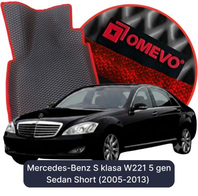EVA Autoteppiche OMEVO für Mercedes-Benz S klasa W221 5 gen Limousine Kurzversion (2005-2013)