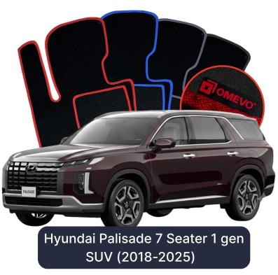 Velours-Autofußmatten OMEVO für Hyundai Palisade 1 gen SUV (2018-2025)