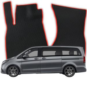 OMEVO EVA Fußmatten® für Mercedes-Benz Vito 9-Sitzer W639 2 gen Minivan 4 Türer Extra lang (2003-2014)