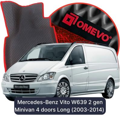 EVA Autoteppiche OMEVO für Mercedes-Benz Vito W639 2 gen Minivan 4 Türer Langversion (2003-2014)