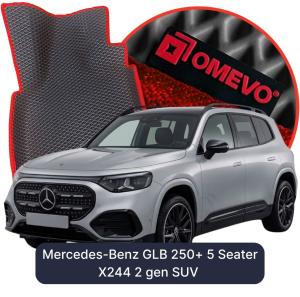 OMEVO 5D Pro EVA Fußmatten für Mercedes-Benz GLB 250+ 5-Sitzer X244 2 gen SUV (2025-2026)