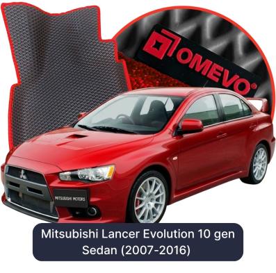 EVA Autoteppiche OMEVO für Mitsubishi Lancer Evolution 10 gen Limousine (2007-2016)