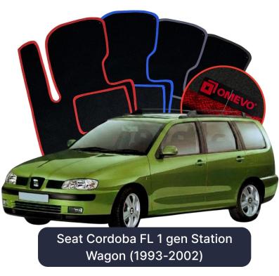 Velours-Autofußmatten OMEVO für Seat Cordoba FL 1 gen Kombi (1993-2002)