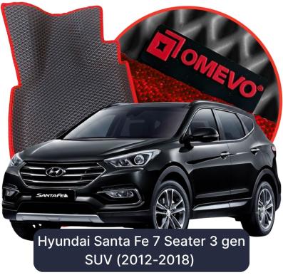 EVA Autoteppiche OMEVO für Hyundai Santa Fe 7-Sitzer 3 gen SUV (2012-2018)