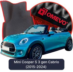 OMEVO 5D Pro EVA Fußmatten für Mini Cooper S 3 gen Cabrio (2015-2024)