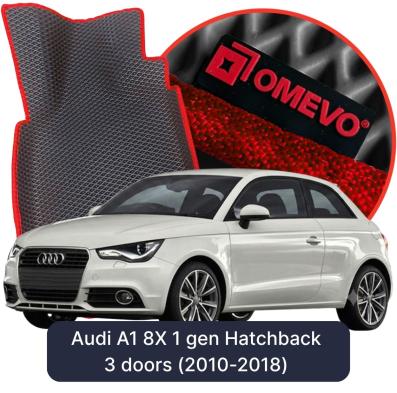 EVA Autoteppiche OMEVO für Audi A1 8X 1 gen Kompakt 3 Türer (2010-2018)