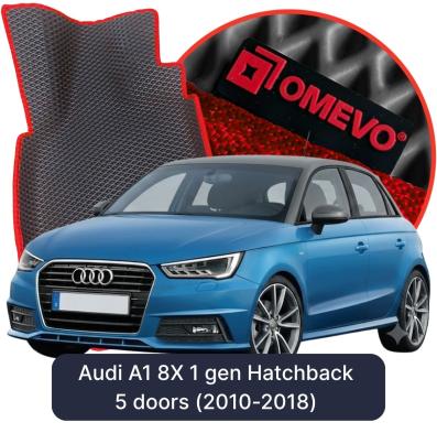 EVA Autoteppiche OMEVO für Audi A1 8X 1 gen Kompakt 5 Türer (2010-2018)