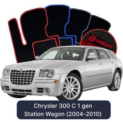 Velours-Autofußmatten OMEVO für Chrysler 300 C 1 gen Kombi (2004-2010)