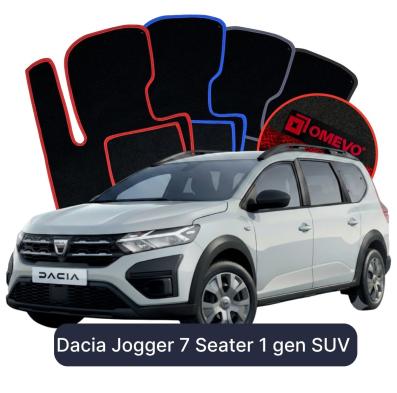 Velours-Autofußmatten OMEVO für Dacia Jogger 7-Sitzer 1 gen SUV (2021-2025)