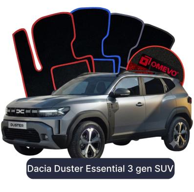 Velours-Autofußmatten OMEVO für Dacia Duster Essential 3 gen SUV (2024-2026)