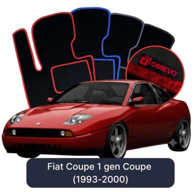Velours-Autofußmatten OMEVO für Fiat Coupe 1 gen Coupe (1993-2000)