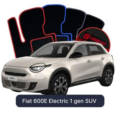 Velours-Autofußmatten OMEVO für Fiat 600E Elektromotor 1 gen SUV (2023-2025)