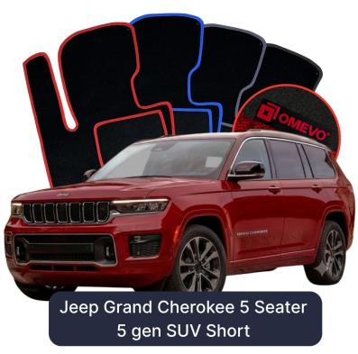Velours-Autofußmatten OMEVO für Jeep Grand Cherokee 5 gen SUV (2021-2025)