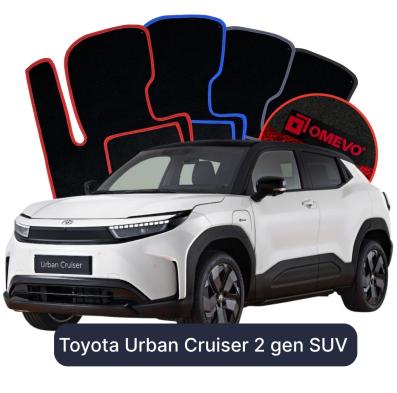 Velours-Autofußmatten OMEVO für Toyota Urban Cruiser 2 gen SUV (2025-2026)