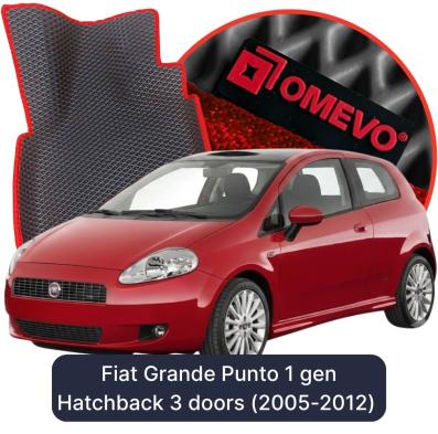 EVA Autoteppiche OMEVO für Fiat Grande Punto 1 gen Kompakt 3 Türer (2005-2012)